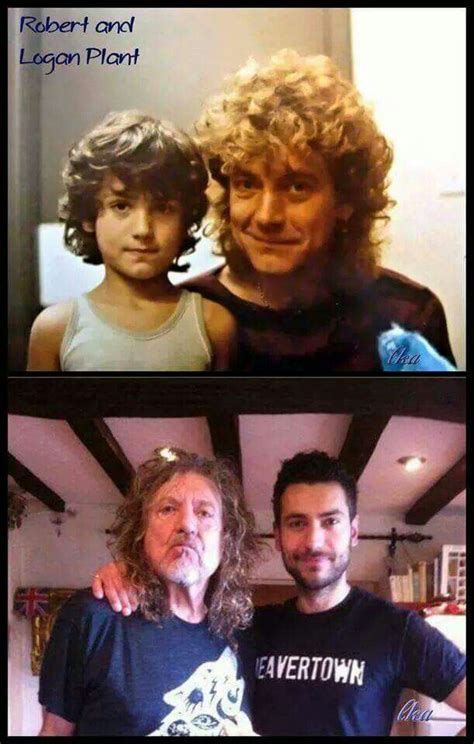 Father and Son Robert and Logan Plant Then and Now Cultura Pop, Great ...