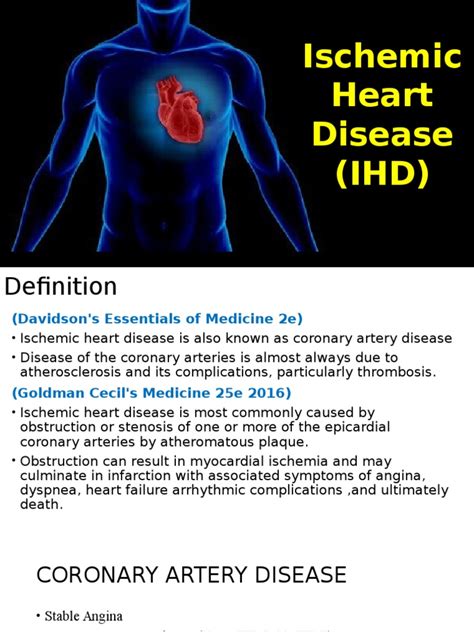 Ischemic Heart Disease (IHD) | Coronary Artery Disease | Angina Pectoris