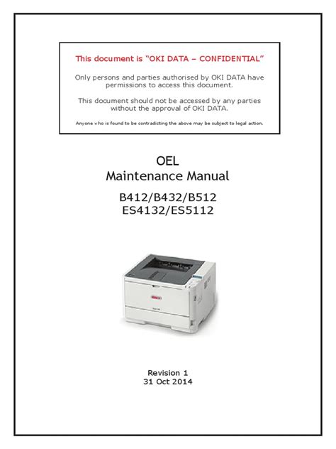 OKI B412,432,512 Maintenance Manual | PDF | Usb | Troubleshooting