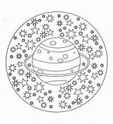 Simple mandala  19 Mandalas Coloring Pages For Kids To Print & color sketch template