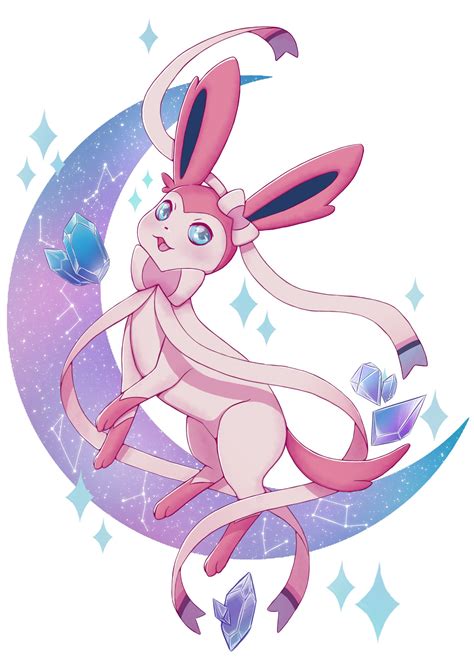 "Sylveon" by Gaëlle Zulberty | Cute pokemon pictures, Cute pokemon wallpaper, Eevee cute