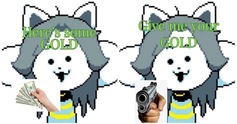 Getting Temmie armor in a nutshell : r/Undertale