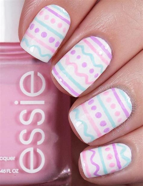 55 Stripes Nail Art Ideas | Art and Design