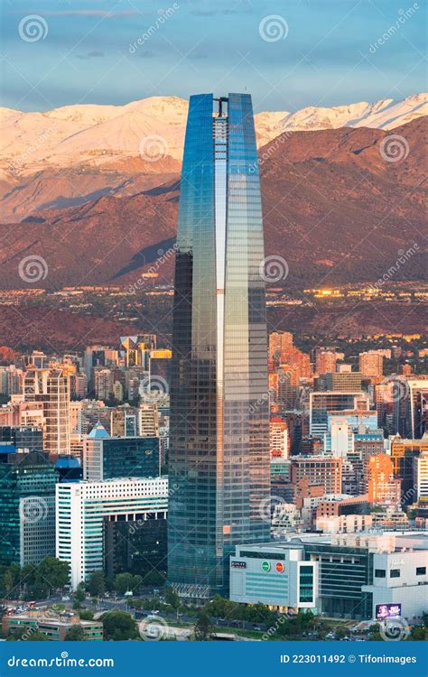 Gran Torre Santiago (Big Tower Santiago) Editorial Photo ...