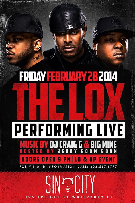 Tickets for LOX LIVE IN CONCERT in WATERBURY from ShowClix