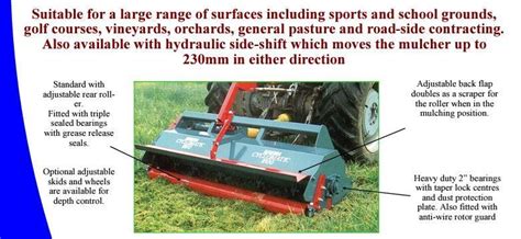 JOHN BERENDS CYCLOMATIC 2100 (7') OFFSET LOW BODY MULCHER - 56-84HP ...