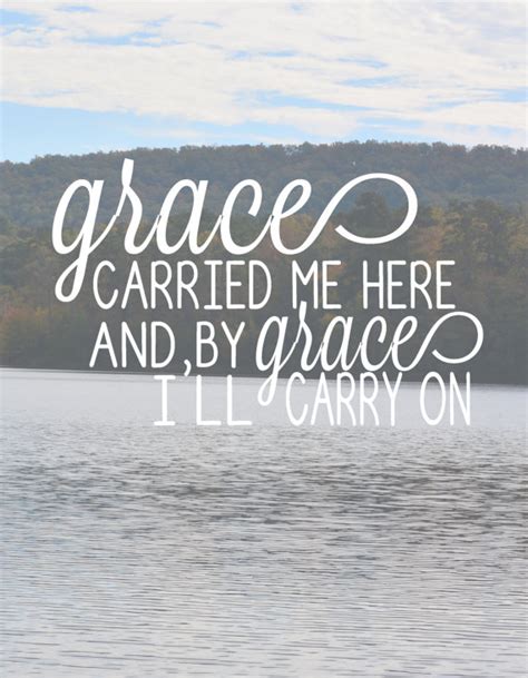 Grace Carried Me Here Instant Download Inspirational Print | Etsy ...