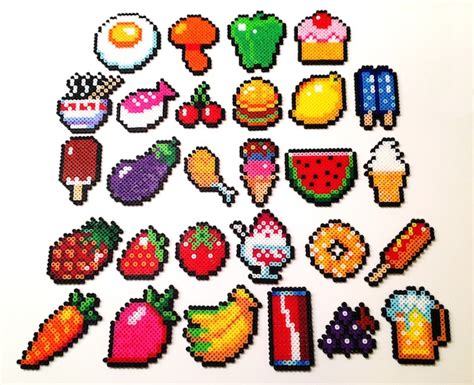 Idea 35+ Easy Perler Bead Food