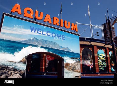 entrance to the two oceans aquarium at the v&a waterfront cape town ...