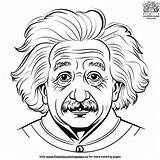 Visionary Albert Einstein Coloring Pages sketch template