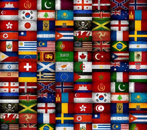 Drab World Flags Free Photos - Www