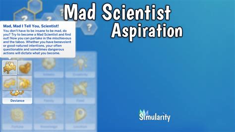 Simularity - Mad Scientist Aspiration