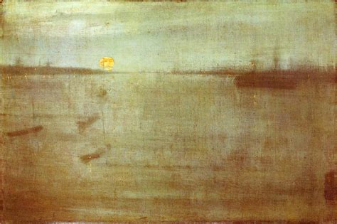 Whistler Nocturne Blue and Gold Southampton Water - Whistler James McNeill - WikiArt.org