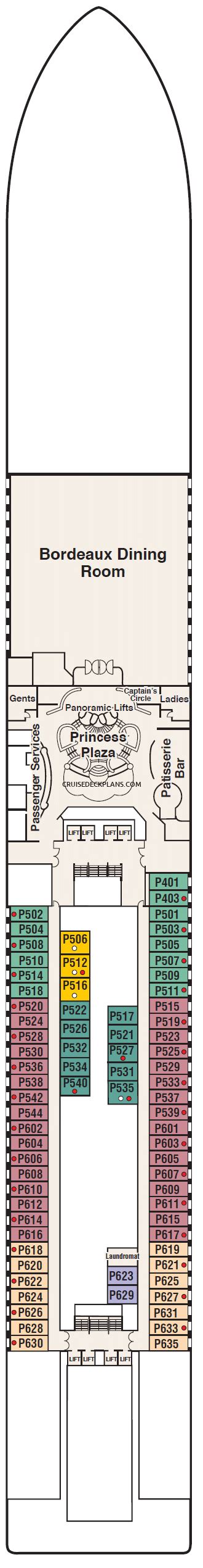 Island Princess Deck Plans, Layouts, Pictures, Videos