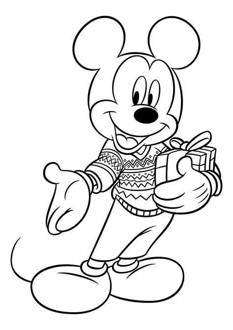 Mickey Mouse Head Coloring Pages