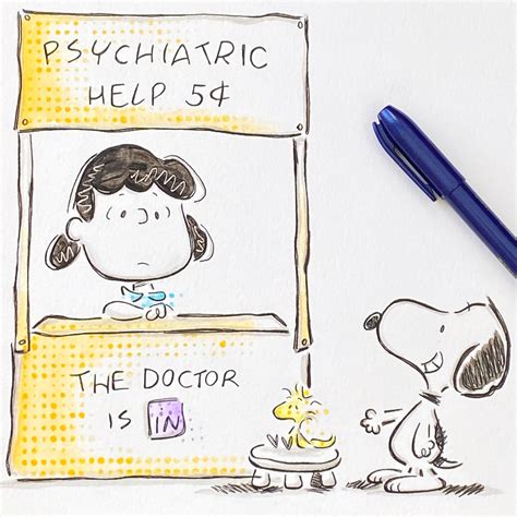 Snoopy Lucy the Doctor is in Inspired Print Snoopy Art - Etsy UK