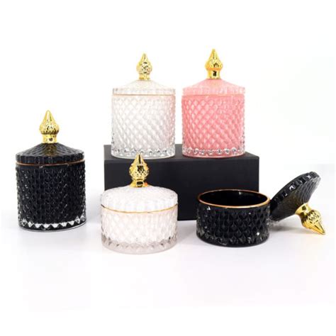 Luxury Glass Candle Jars Wholesale Candle Holder Wax Container