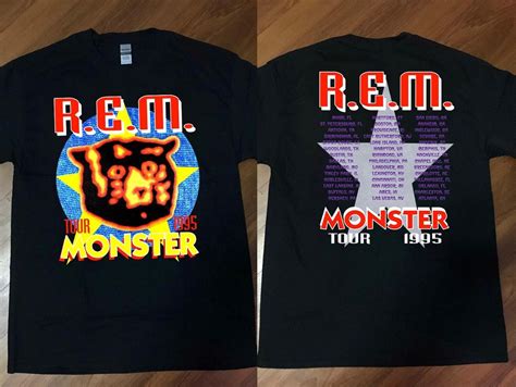 1995 REM Monster Tour T-shirt Rem Tour 1995 T-shirt Rem Tour - Etsy