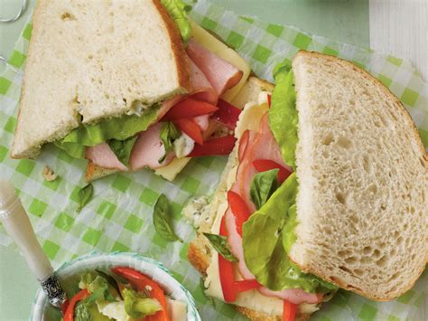 Ham-and-Fontina Sourdough Sandwiches Recipe | Recipe | Sourdough sandwich, Healthy afternoon ...