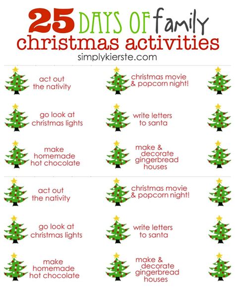 25 Days of Family Christmas Activities that are budget-friendly, and will be sure to bring the ...