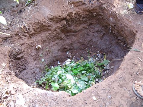 Compost pit | Compost is done in a pit, helping to preserve … | Flickr