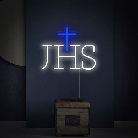 Ihs Jesus Symbol Neonskilt - Neonskilter – NEONSKILTER