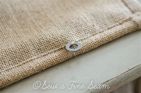 Burlap Roman Shade | Sew a Fine Seam