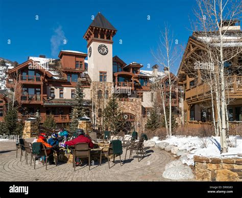 Arrowhead base area, Beaver Creek Resort Ski, Avon, Colorado Stock Photo - Alamy