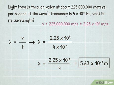 How to Calculate Wavelength: 11 Steps (with Pictures) - wikiHow