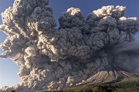 LOOK: Indonesia's Mount Sinabung volcano spews ash | ABS-CBN News