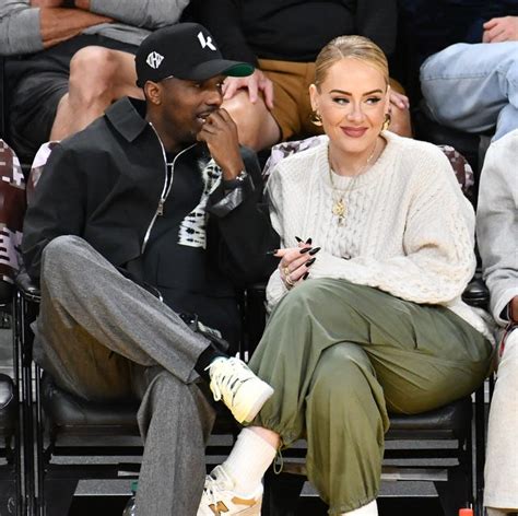 Adele and Rich Paul Sit Courtside at Basketball Game for Cuddly Date Night