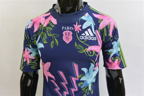 * adidas Stade Francais Paris Home Shirt France Rugby Jersey SIZE M (adults) | eBay