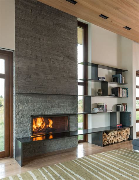 14 Inspirational Ideas For Storing Firewood In Your Home | CONTEMPORIST