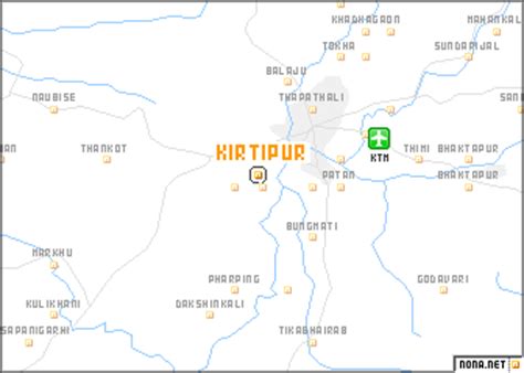 Kirtipur (Nepal) map - nona.net