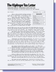 The Kiplinger Tax Letter | Stop overpaying on your taxes