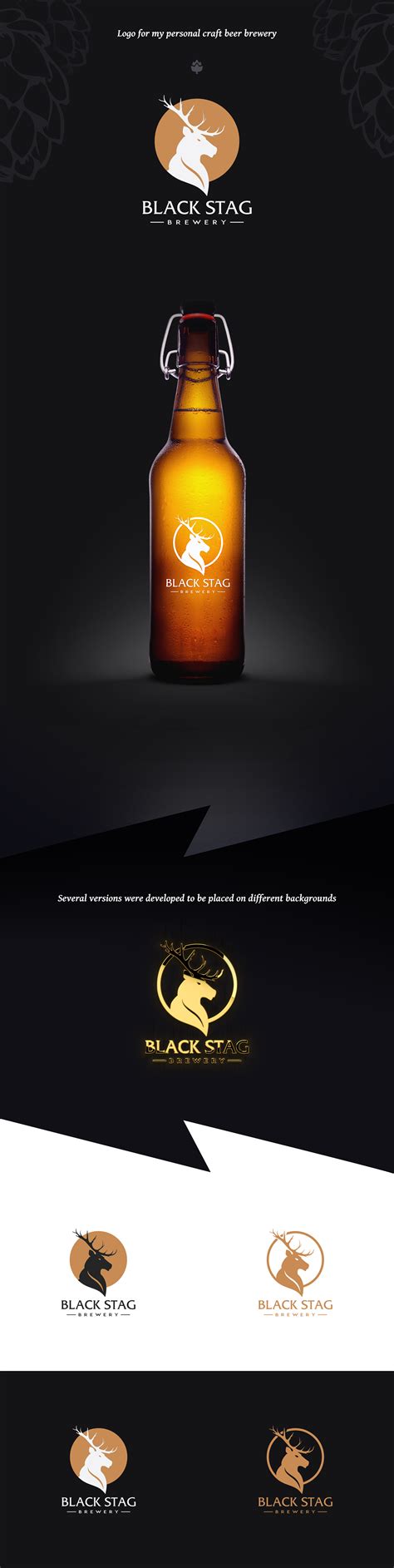 Black Stag Logo :: Behance