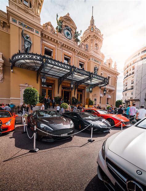 Luxury Cars and Tourists in front of Monaco Casino Free Stock Photo | picjumbo