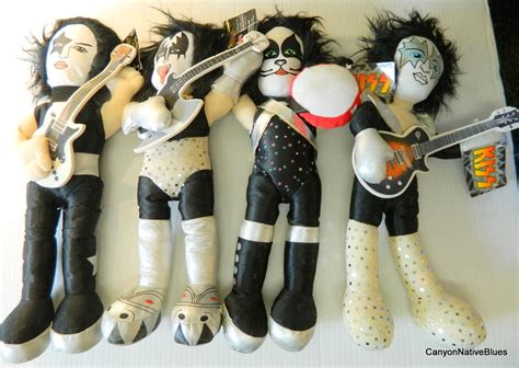 COMPLETE SET OF 4 Rock Band KISS PLUSH TOY DOLLS w/Tags FREE SHIPPING | #1733478815