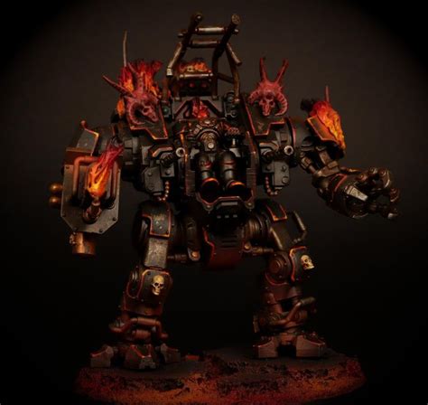 Legion of the Damned Invictor Warsuit : Warhammer40k | Warhammer, Warhammer 40k miniatures ...