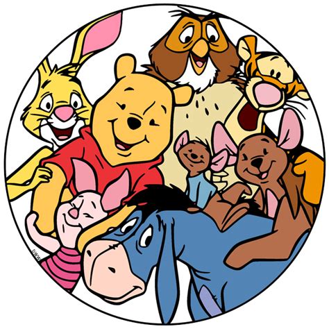 Winnie the Pooh Mixed Group Clip Art | Disney Clip Art Galore