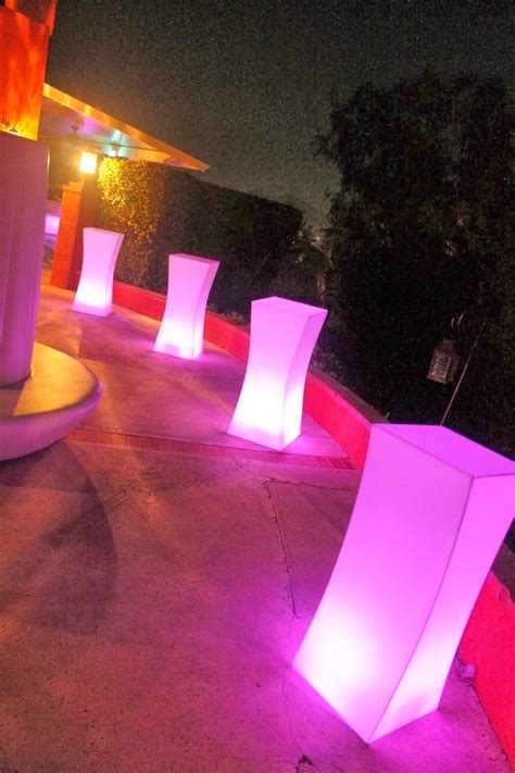 Orange County Party Rentals: New LED Light Furniture