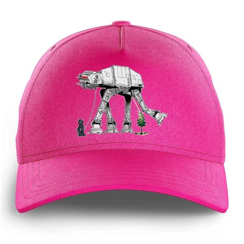 Buy Funny Star Wars Pink Kid Cap - Darth Sidious aka Emperor Palpatine and Walking at at Robot ...