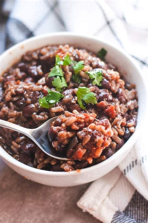 Instant Pot Black Beans and Rice | Recipe | Vegan instant pot recipes, Bean recipes, Brown rice ...