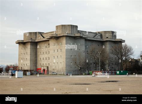 Germany Hamburg World War II bunker located at Heiligengeistfeld Stock Photo, Royalty Free Image ...