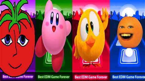 Mr tomatoes 🆚Kirby 🆚Where s Chicky🆚Annoying_Orange💗Who is best? - YouTube