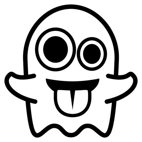 Ghost emoji clipart. Free download transparent .PNG | Creazilla