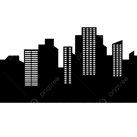 Simple City Skyline Sketch