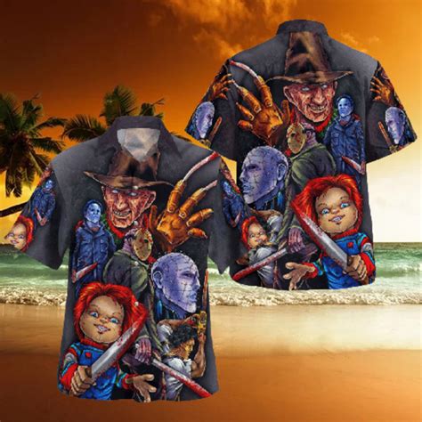 Halloween Horror Night Movies Hawaiian Shirt