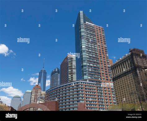 Downtown Financial District Skyline, NYC, USA Stock Photo - Alamy