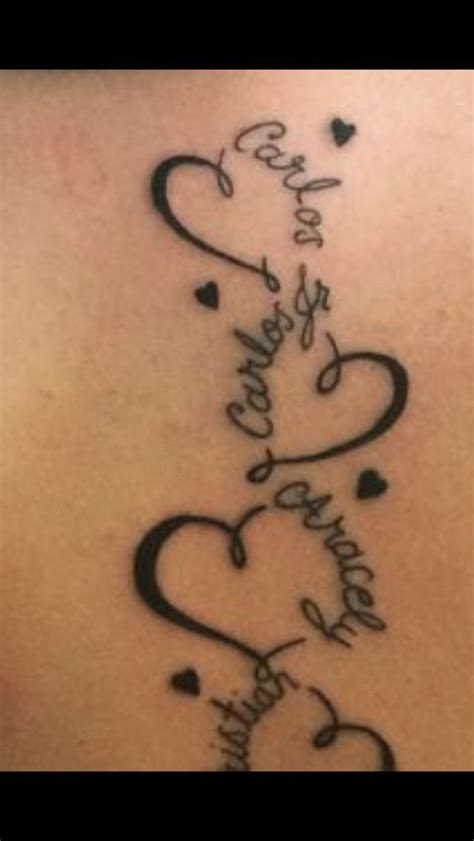 Heart name | Heart tattoos with names, Mom tattoos, Name tattoos for moms